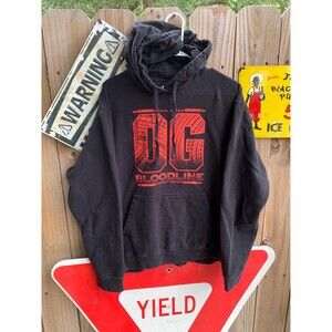 WWE Roman Reigns The Bloodline OG Bloodline Black  streetwear hoodie Size L